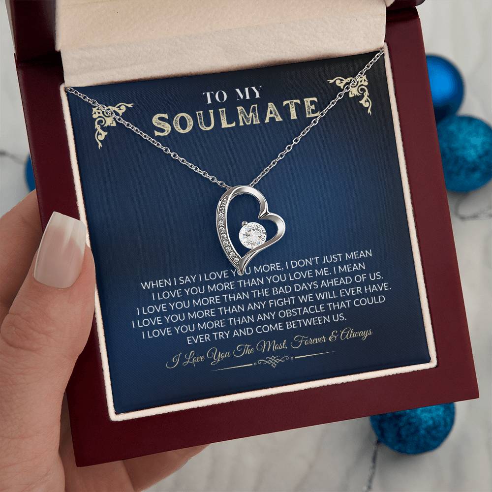 To My Soulmate - Forever Love Necklace