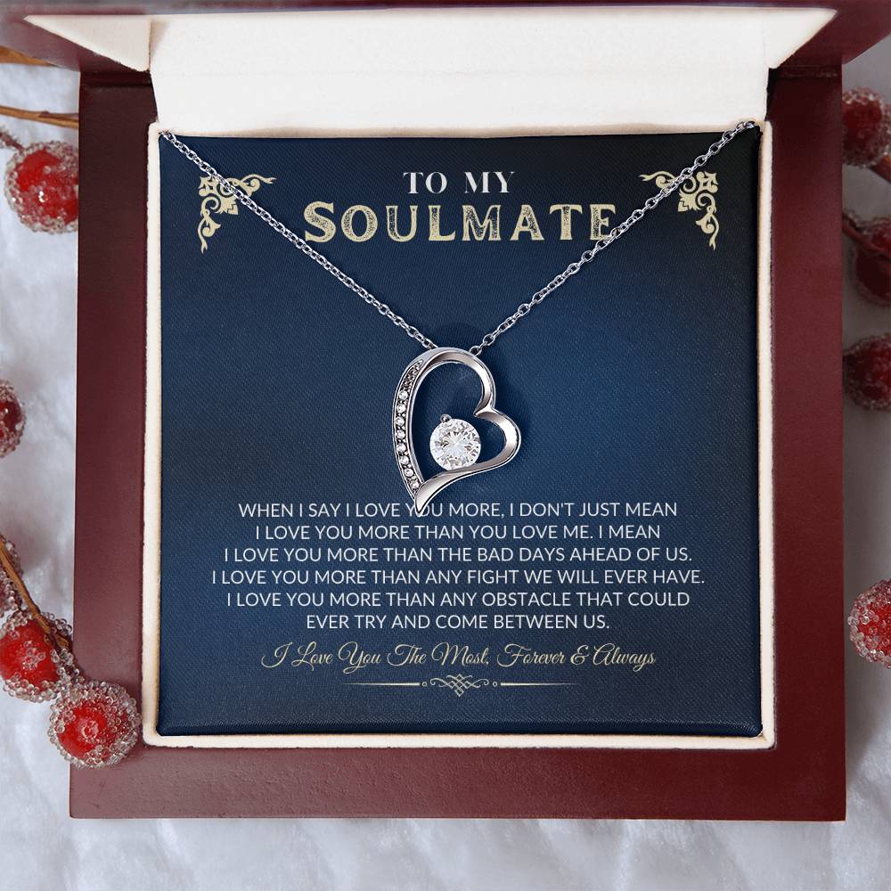 To My Soulmate - Forever Love Necklace