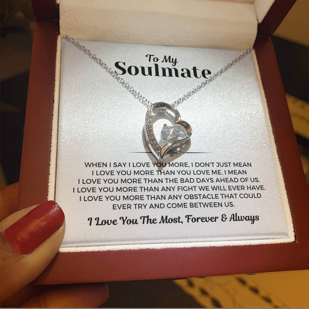 To My Soulmate - Forever Love Necklace
