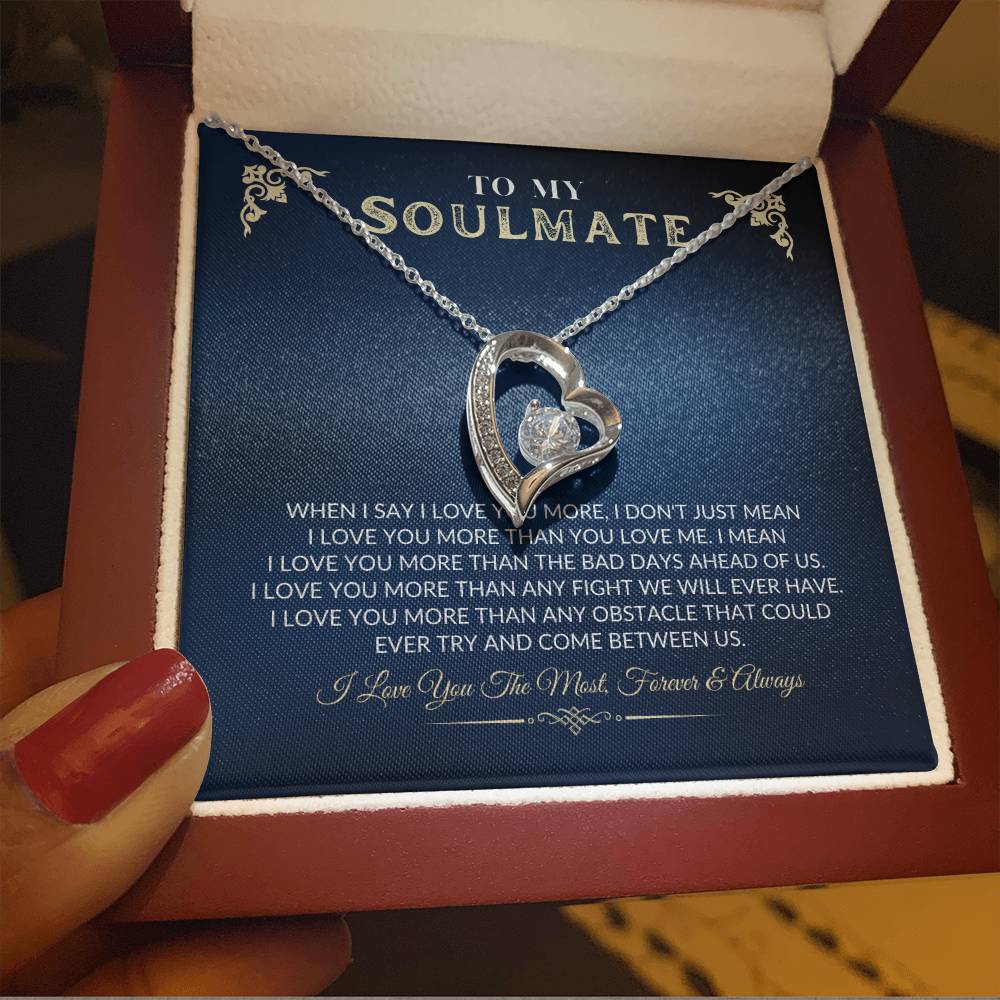 To My Soulmate - Forever Love Necklace