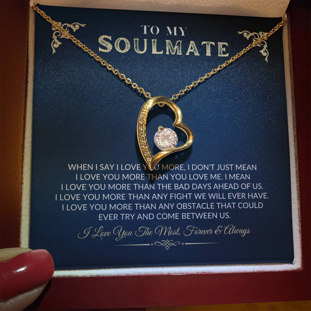 To My Soulmate - Forever Love Necklace