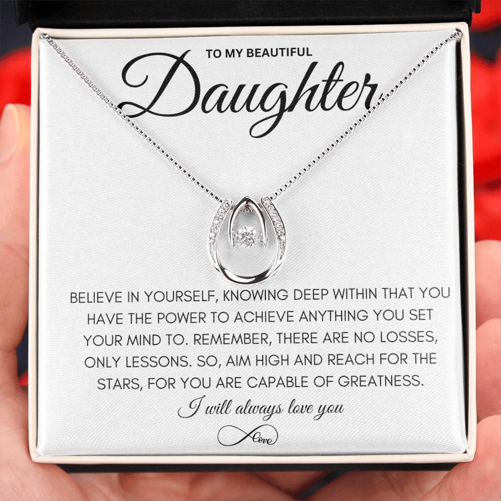 To My Beautiful Daughter - Fate Necklace