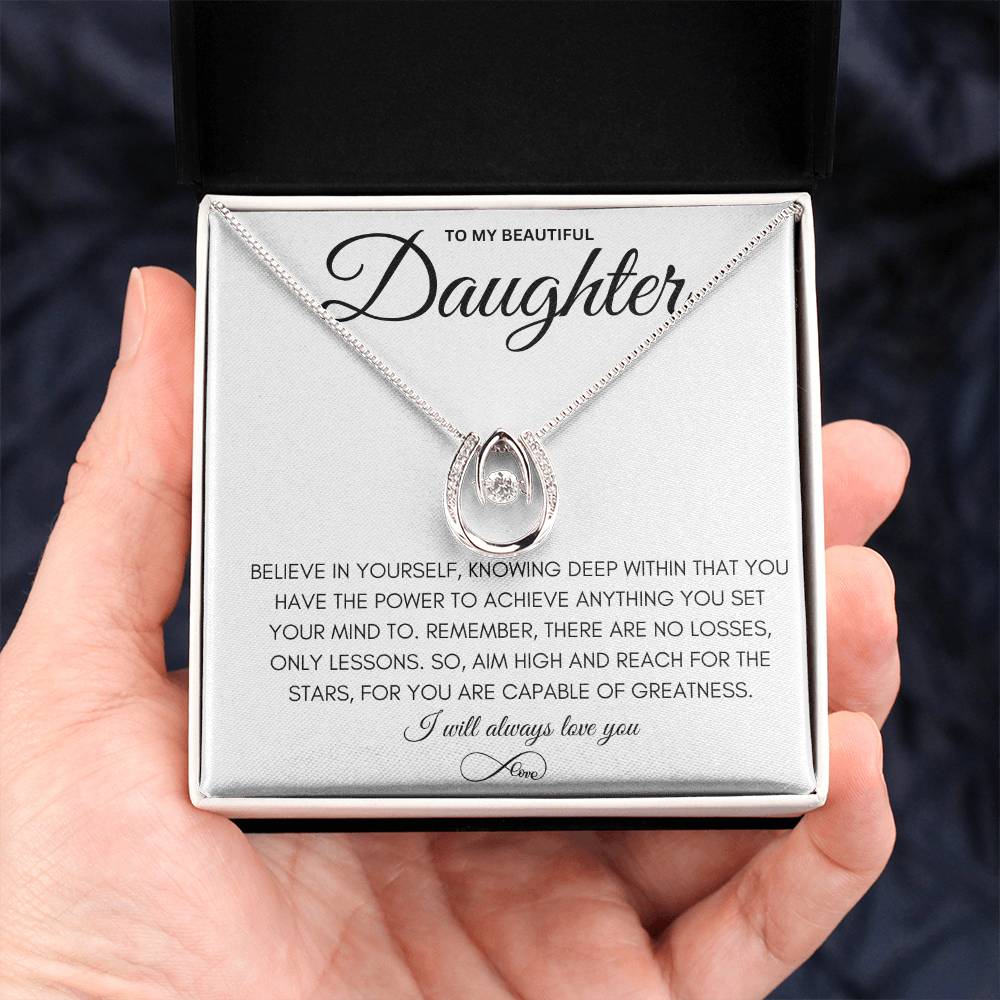 To My Beautiful Daughter - Fate Necklace