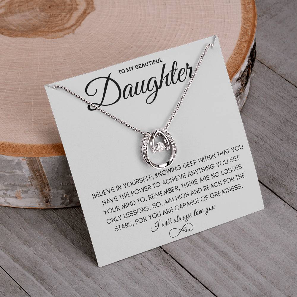 To My Beautiful Daughter - Fate Necklace