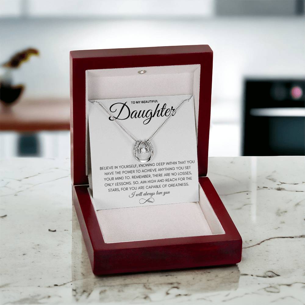 To My Beautiful Daughter - Fate Necklace