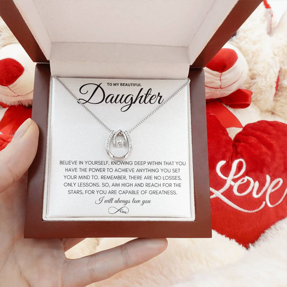 To My Beautiful Daughter - Fate Necklace