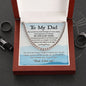 To My Dad - Cuban Link Chain