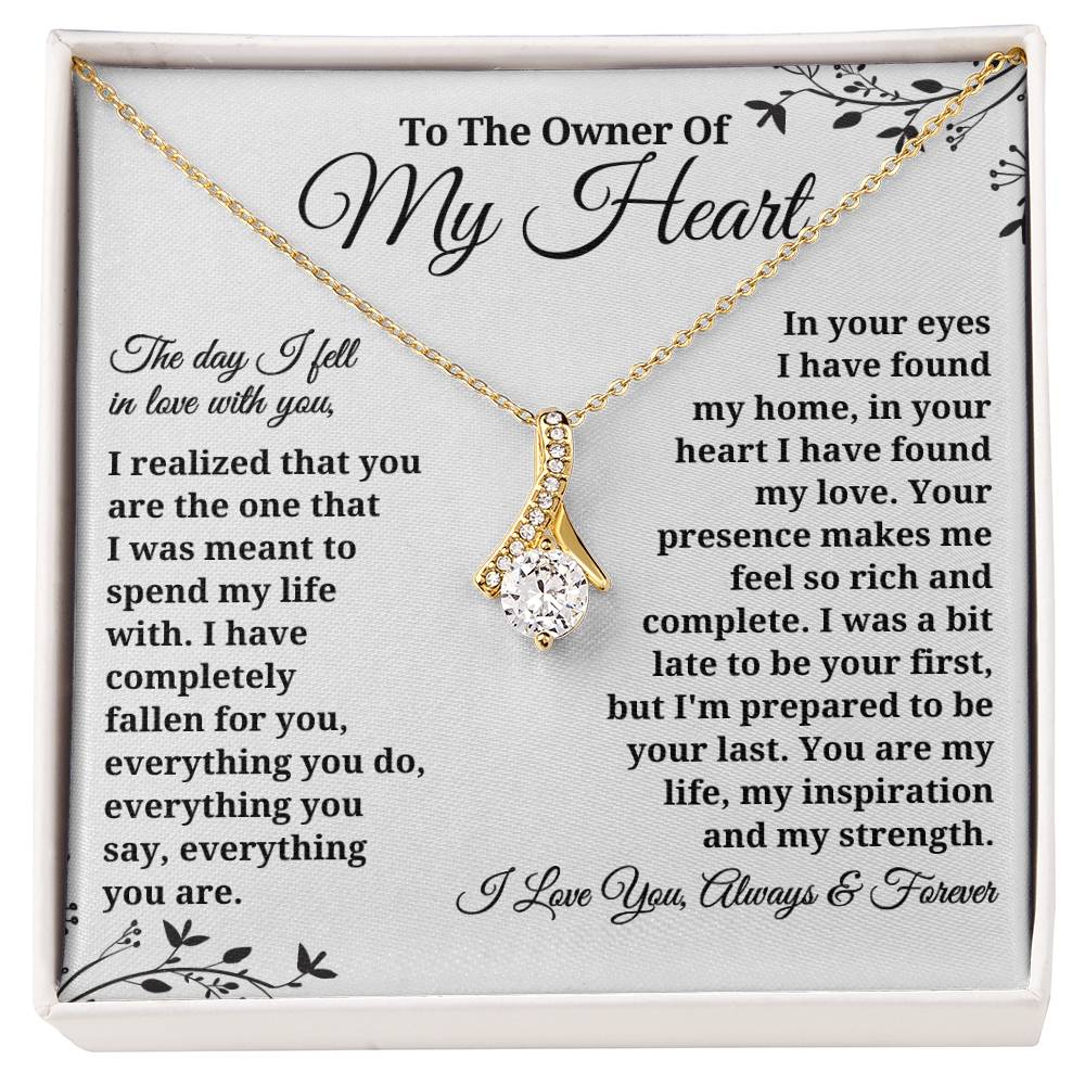 To The Owner Of My Heart - Alluring Beauty Necklace
