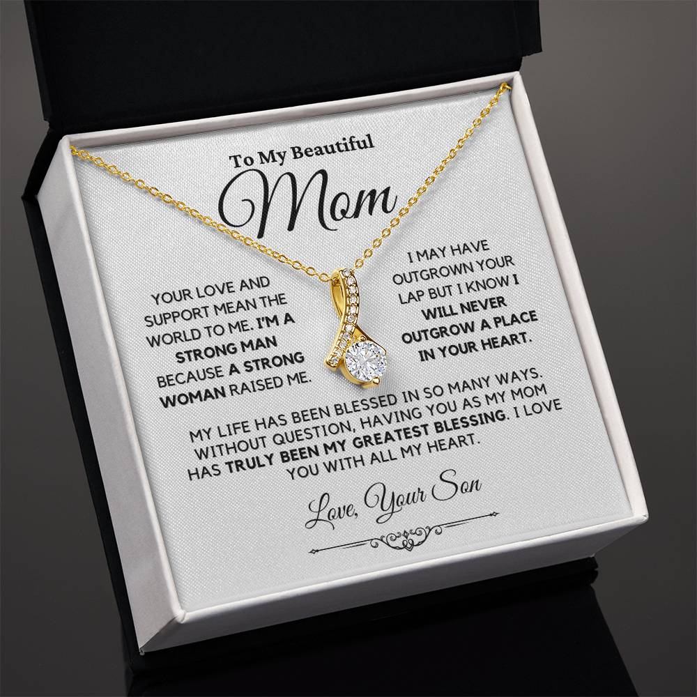 Mom Gift From Son - Alluring Beauty Necklace