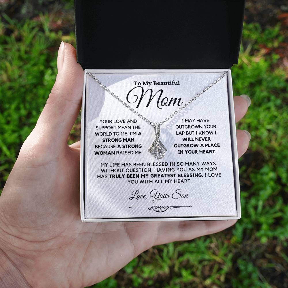 Mom Gift From Son - Alluring Beauty Necklace