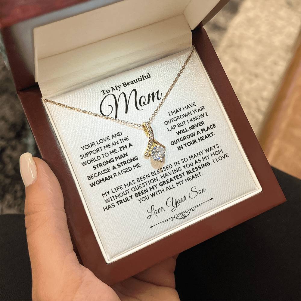 Mom Gift From Son - Alluring Beauty Necklace