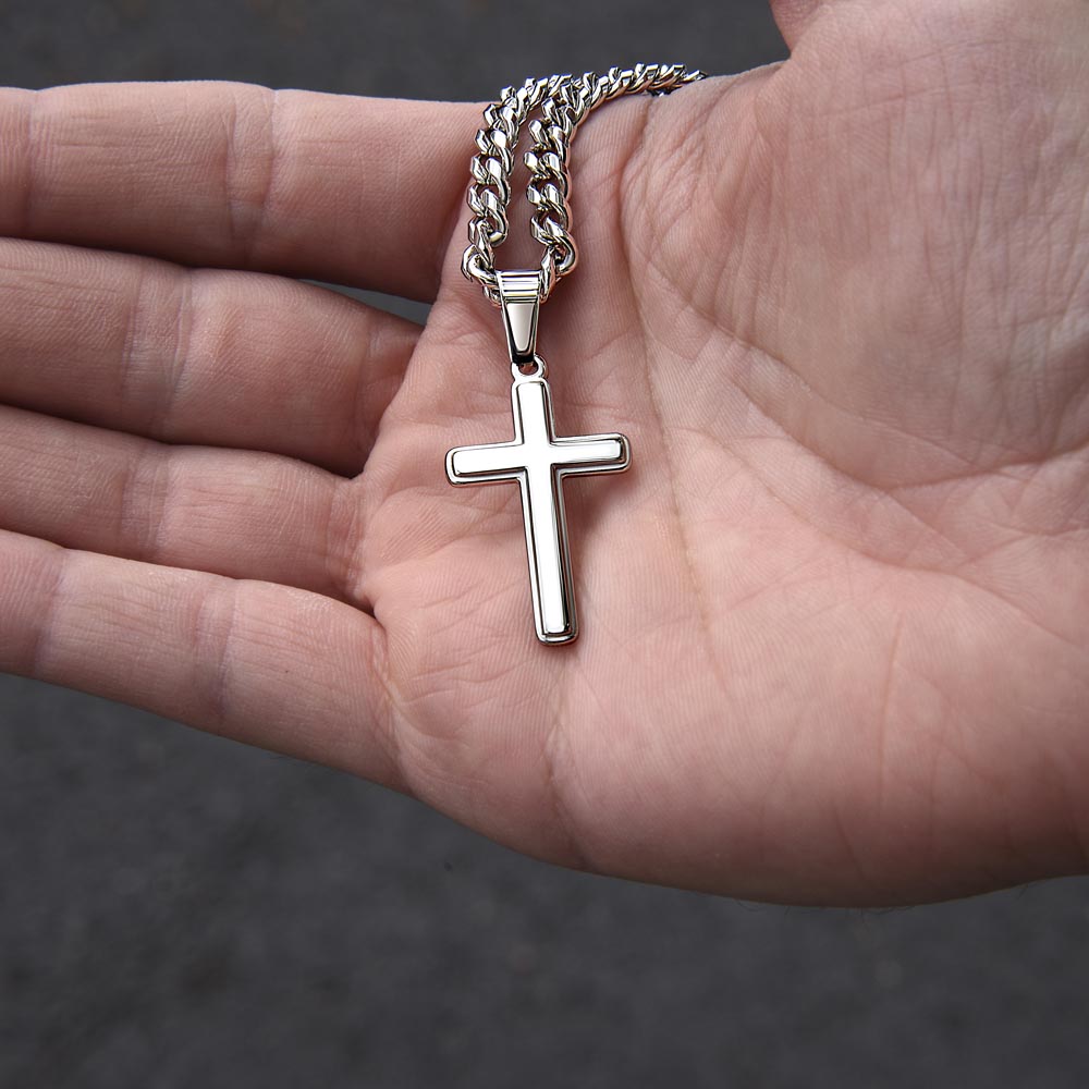 To My Son – A Message of Faith and Strength (Cuban Link Chain)
