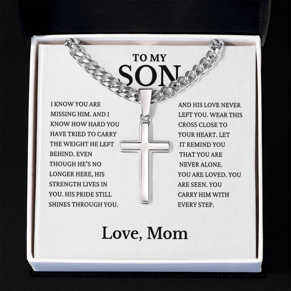 To My Son – A Message From Dad in Heaven (Artisan Cross)