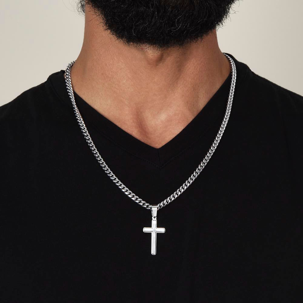 To My Son – A Message of Faith and Strength (Cuban Link Chain)