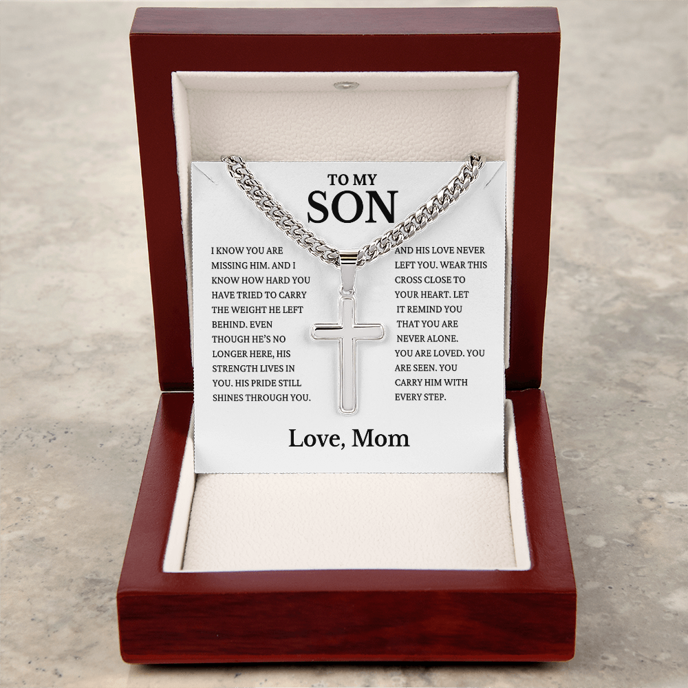 To My Son – A Message From Dad in Heaven (Artisan Cross)