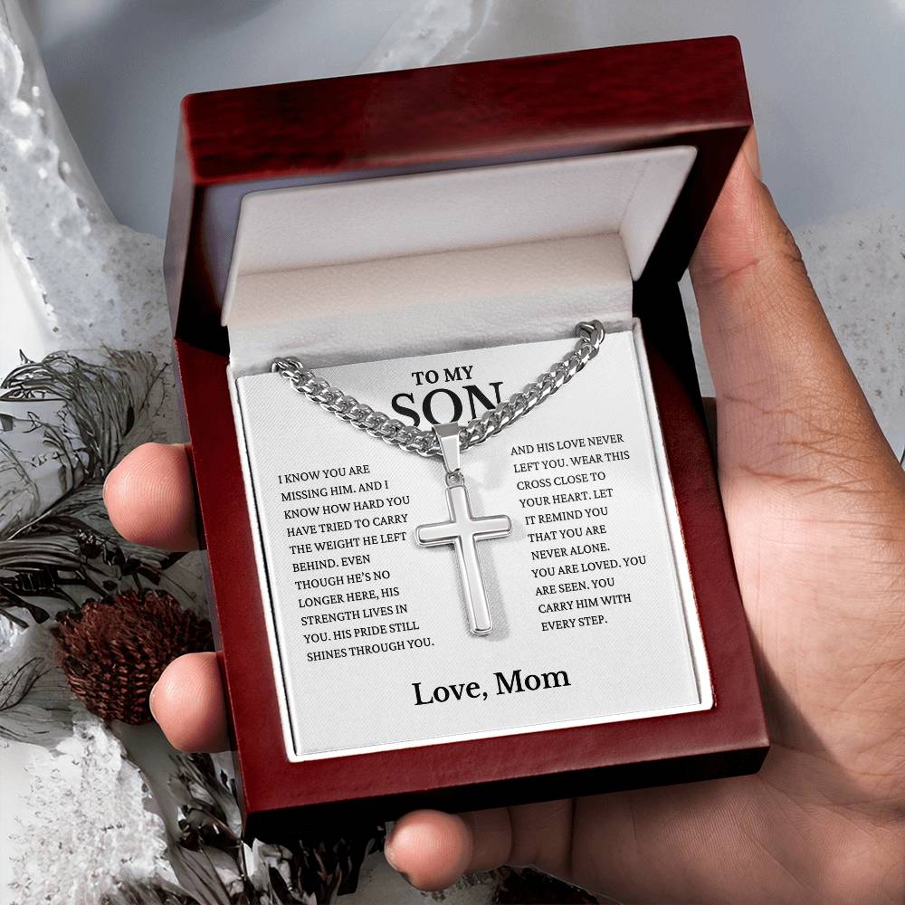 To My Son – A Message From Dad in Heaven (Artisan Cross)