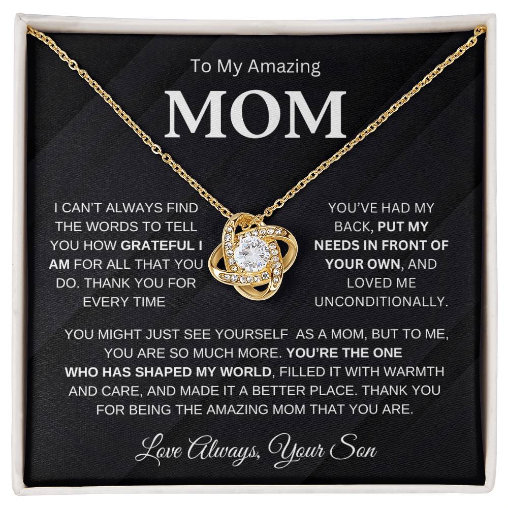Mom Gift From Son - '' MY WORLD''