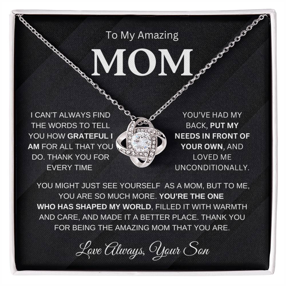 Mom Gift From Son - '' MY WORLD''