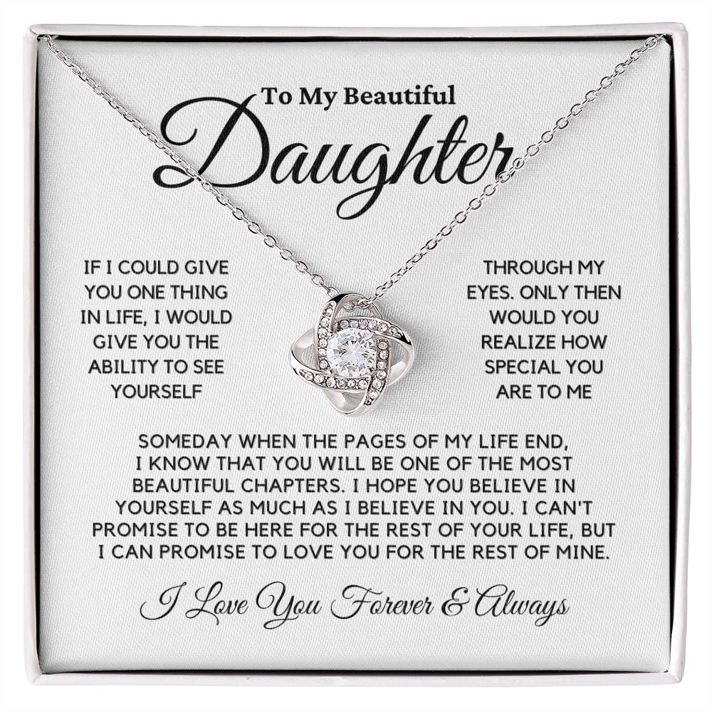 To My Daughter - Gift Necklace