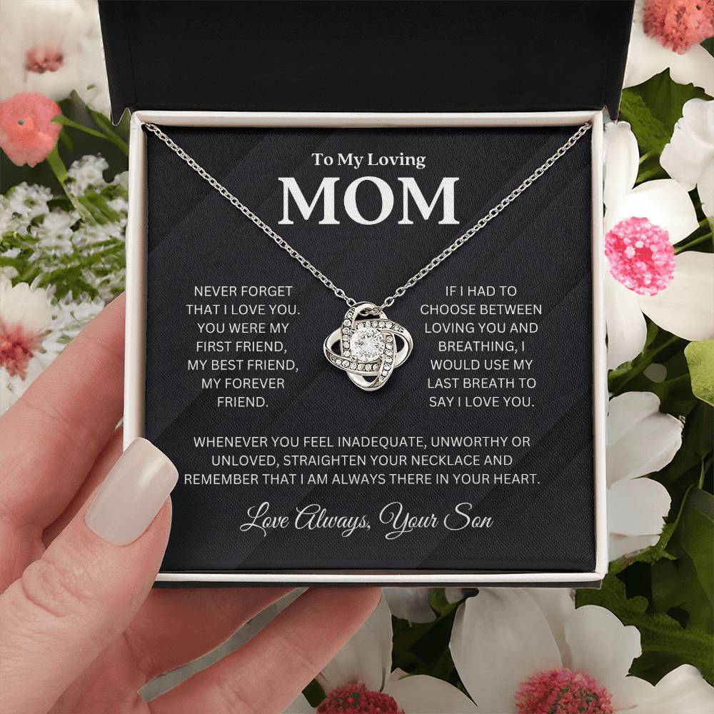 Gift For Mom From Son -''My Forever Friend'' Necklace