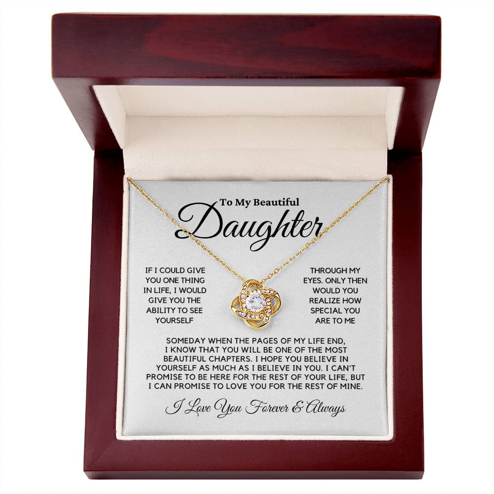 To My Daughter - Gift Necklace