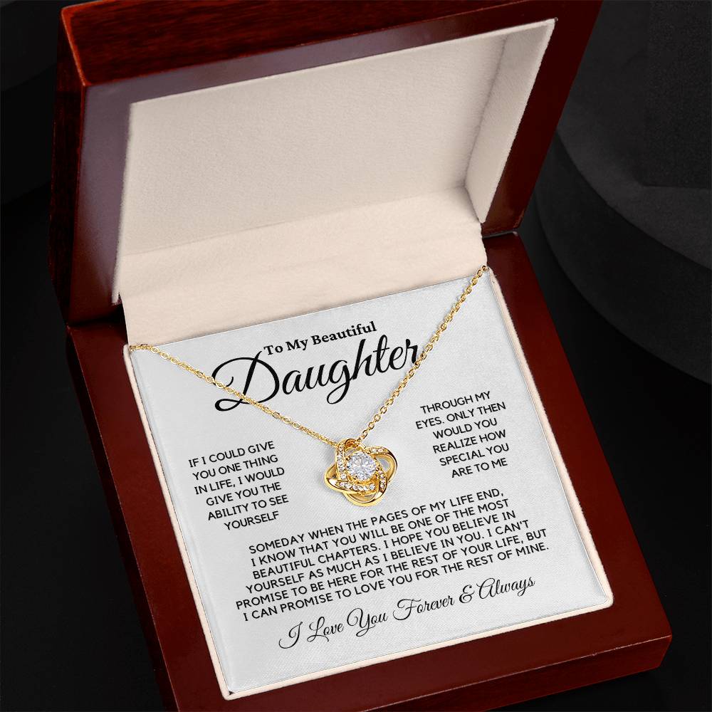 To My Daughter - Gift Necklace