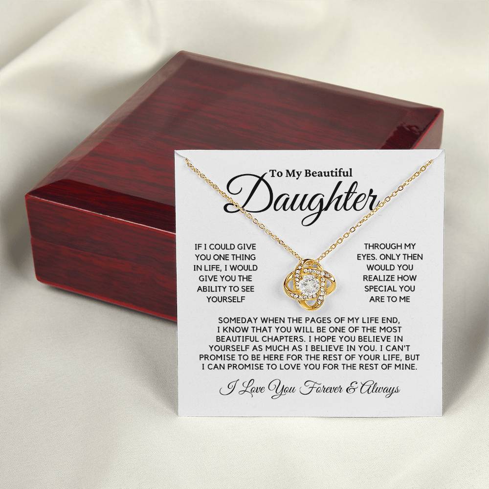 To My Daughter - Gift Necklace