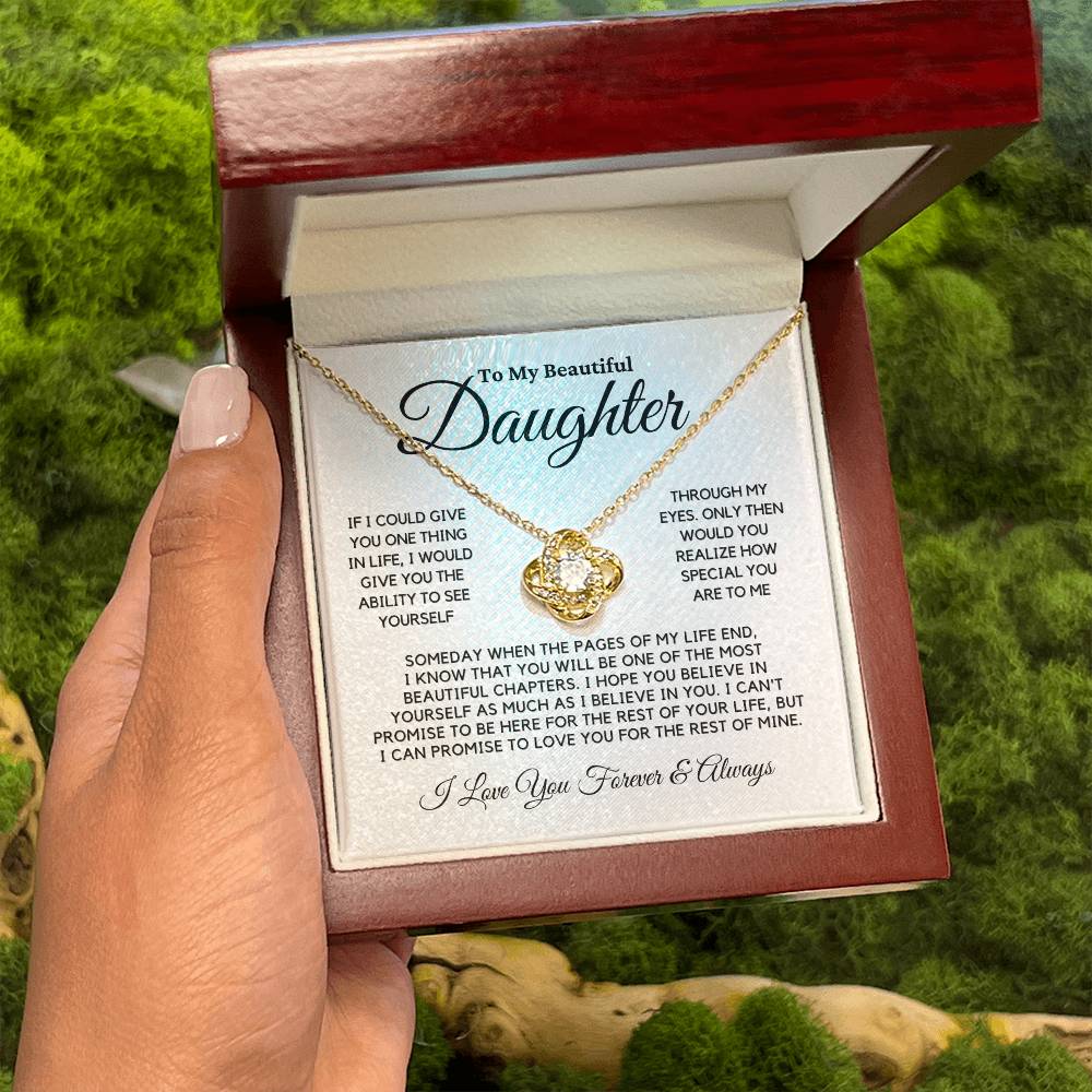 To My Daughter - Gift Necklace