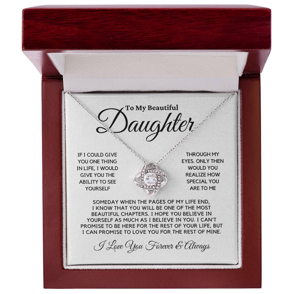 To My Daughter - Gift Necklace