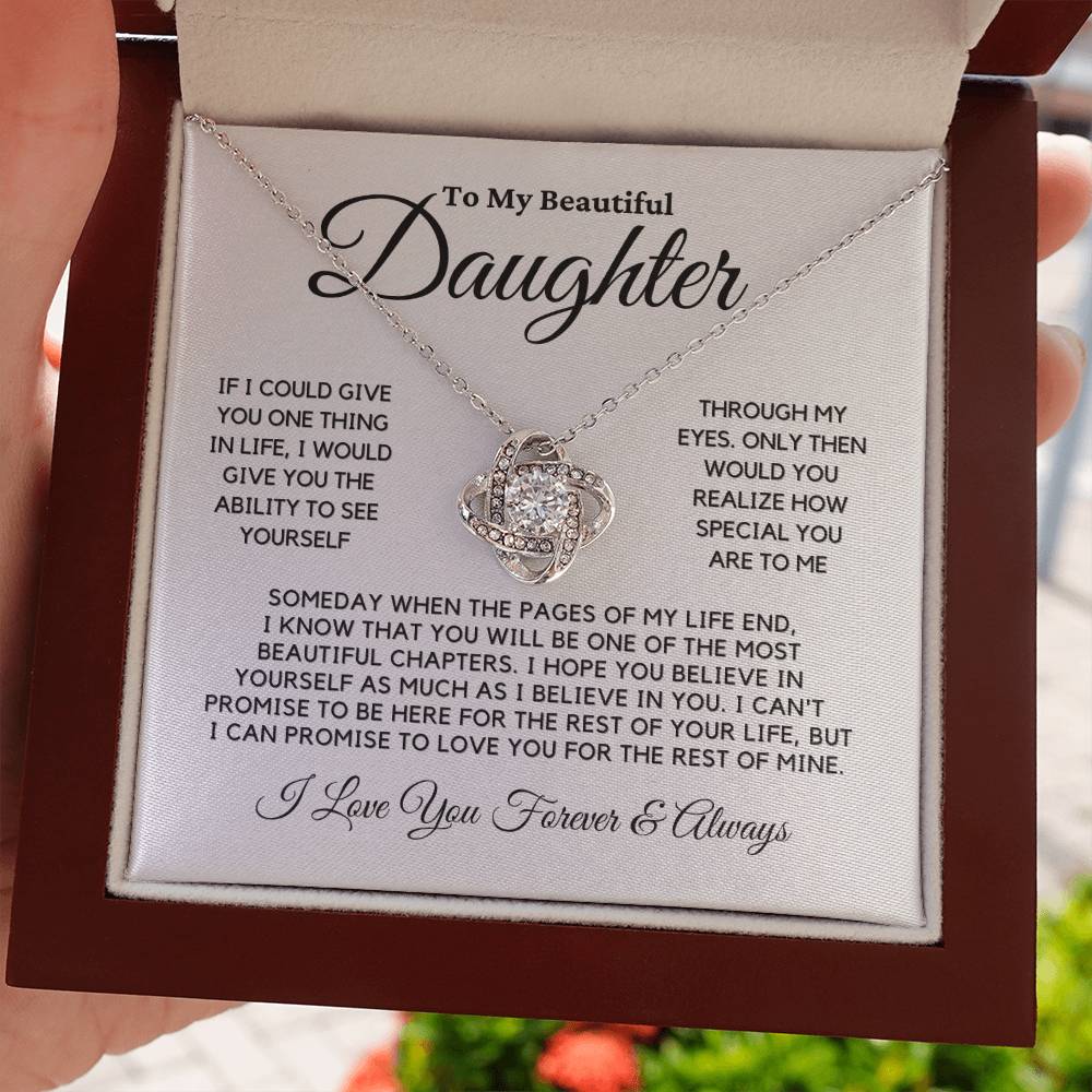 To My Daughter - Gift Necklace
