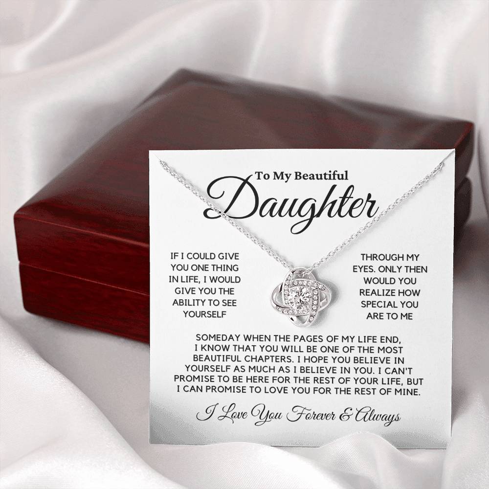 To My Daughter - Gift Necklace