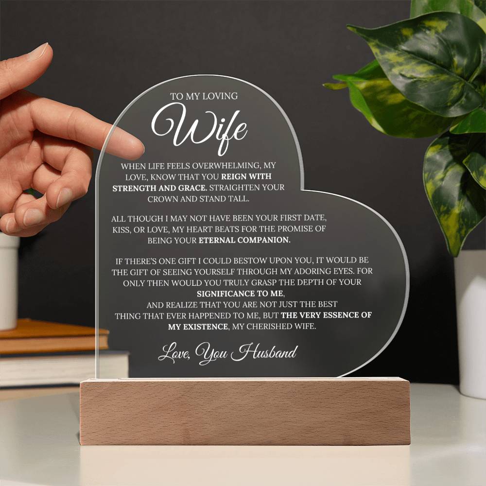 Wife From Husband - ''Special Love'' - Multicolored LED Lamp