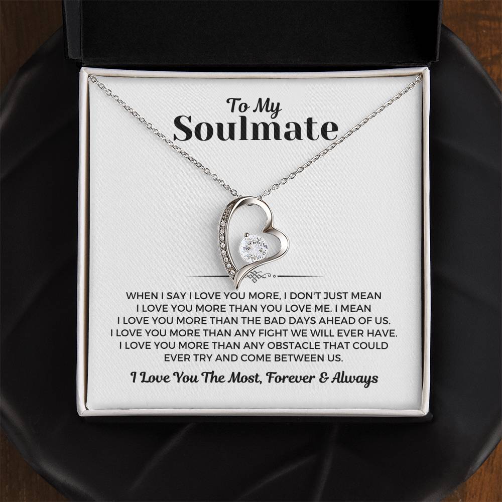 To My Soulmate - Forever Love Necklace