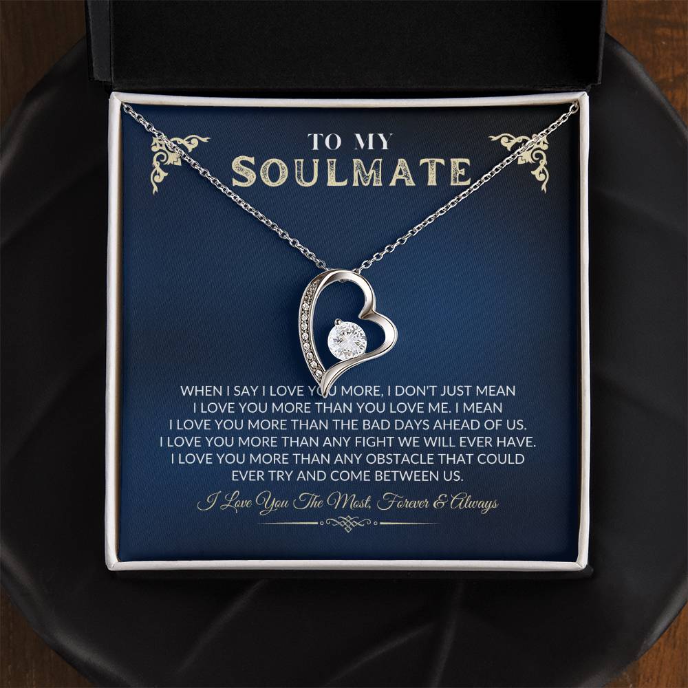 To My Soulmate - Forever Love Necklace