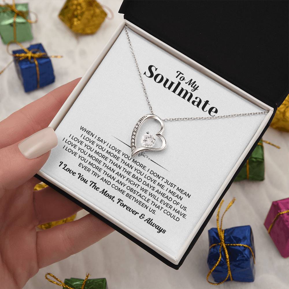 To My Soulmate - Forever Love Necklace