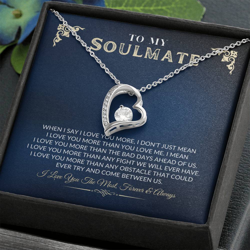 To My Soulmate - Forever Love Necklace