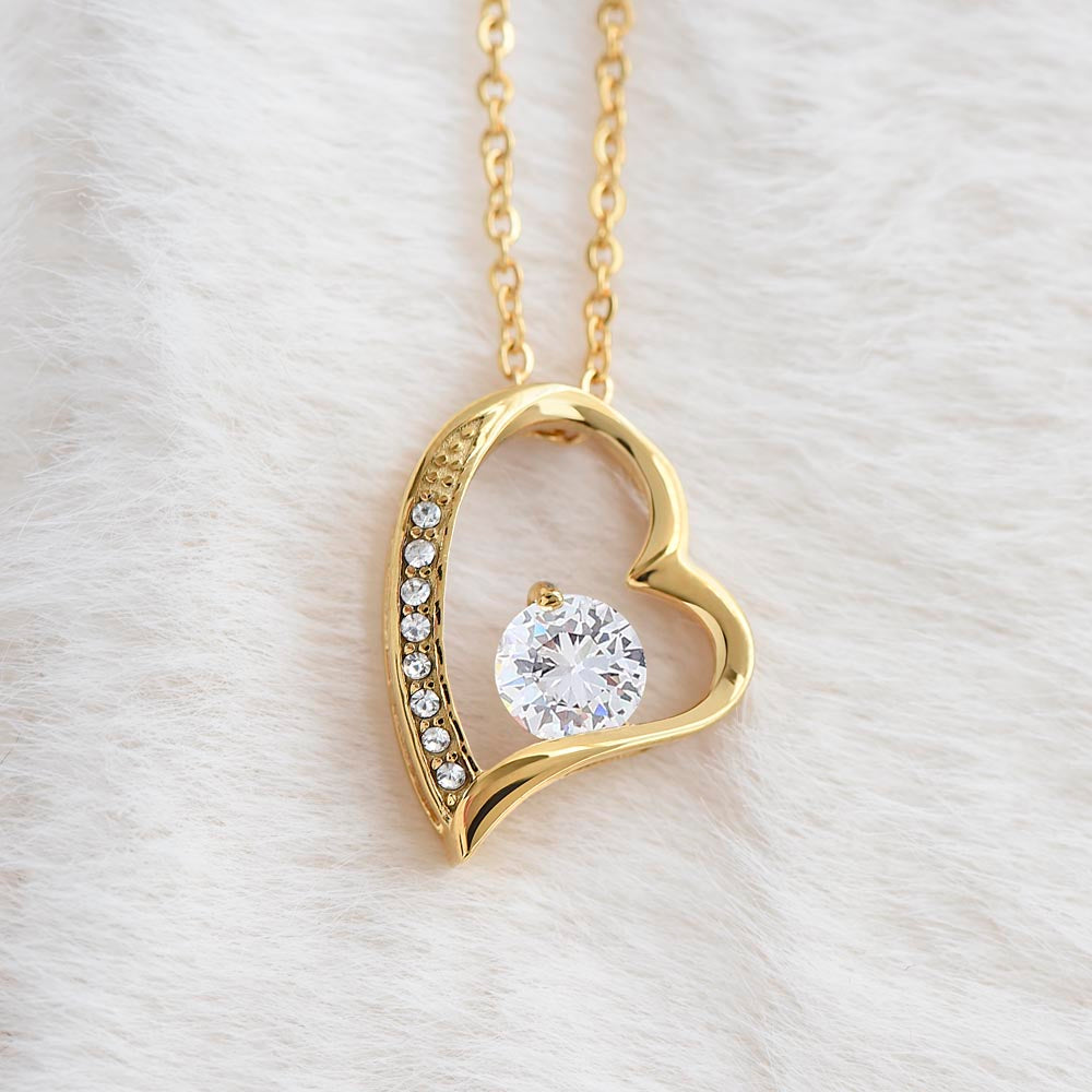 Daughter Gift "Perfectly Right" Forever Love Necklace