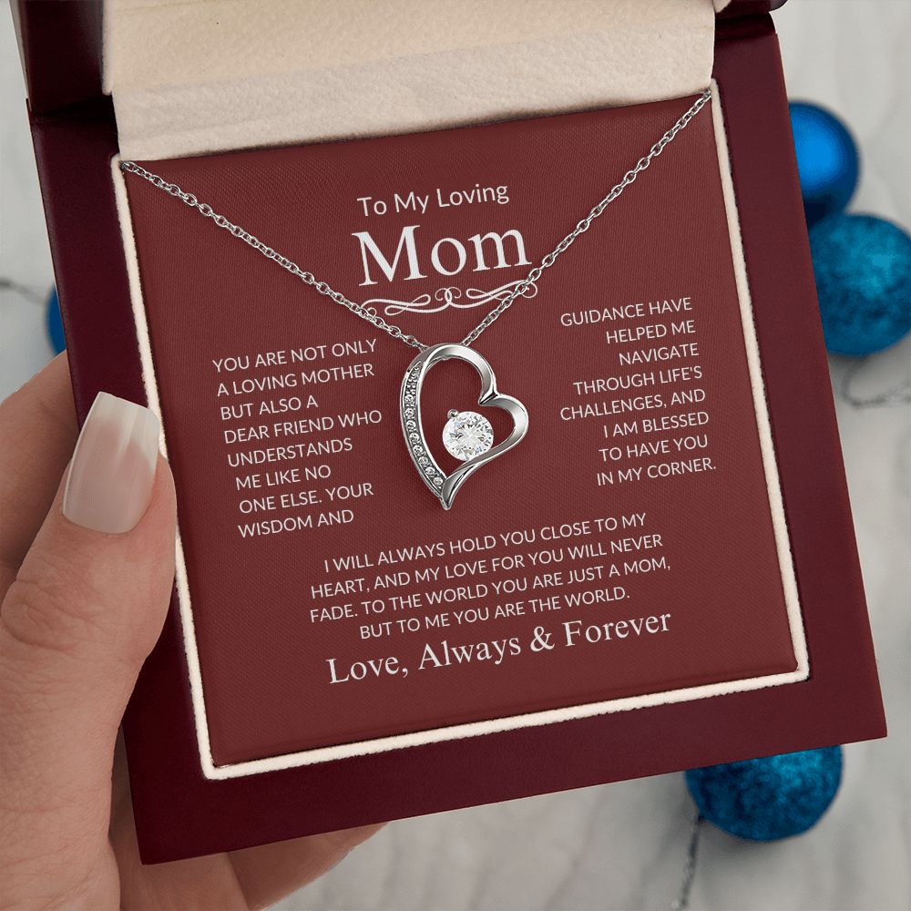 Mom - My World - Forever Love Necklace EC2