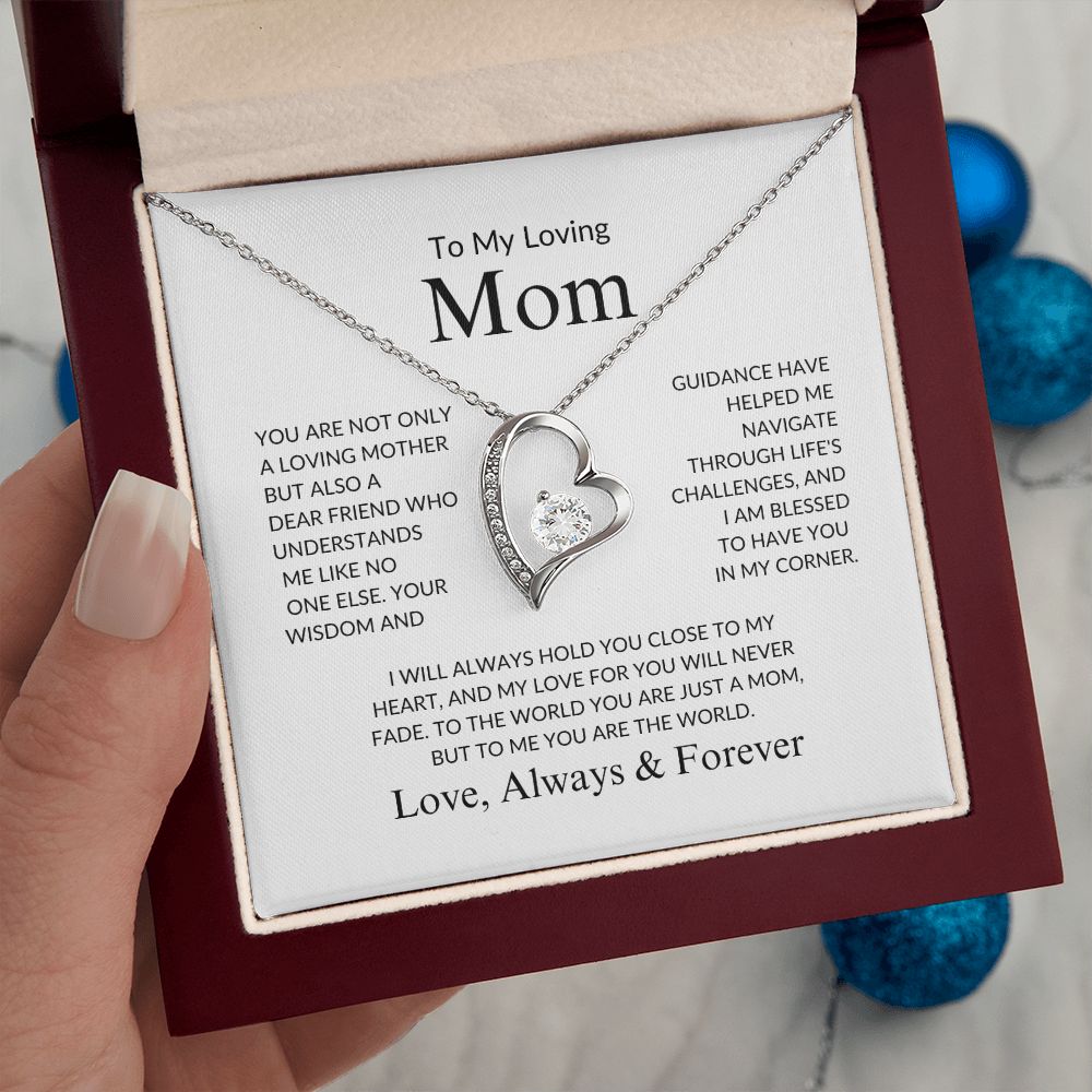 Mom - My World - Forever Love Necklace