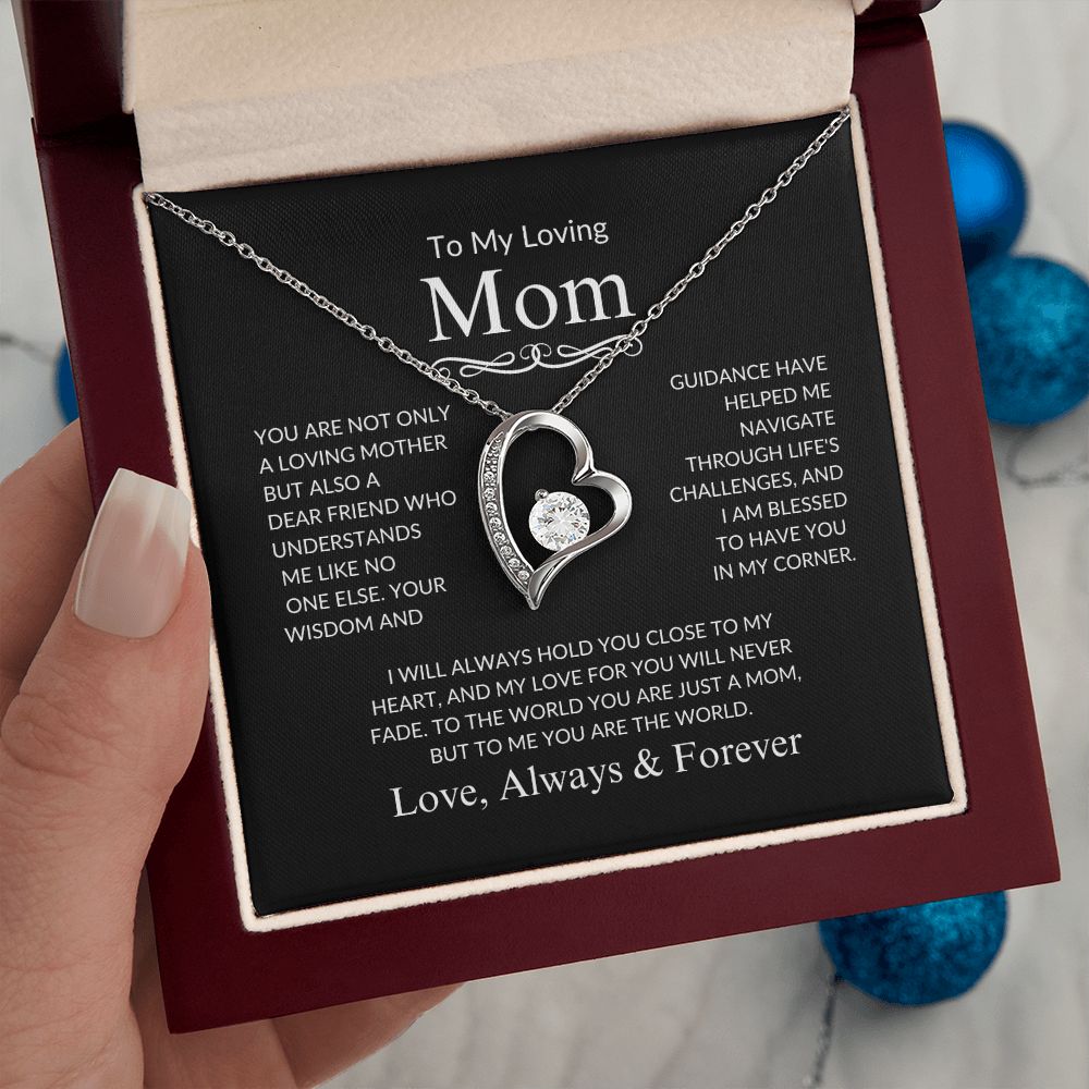Mom - My World - Forever Love Necklace EC3