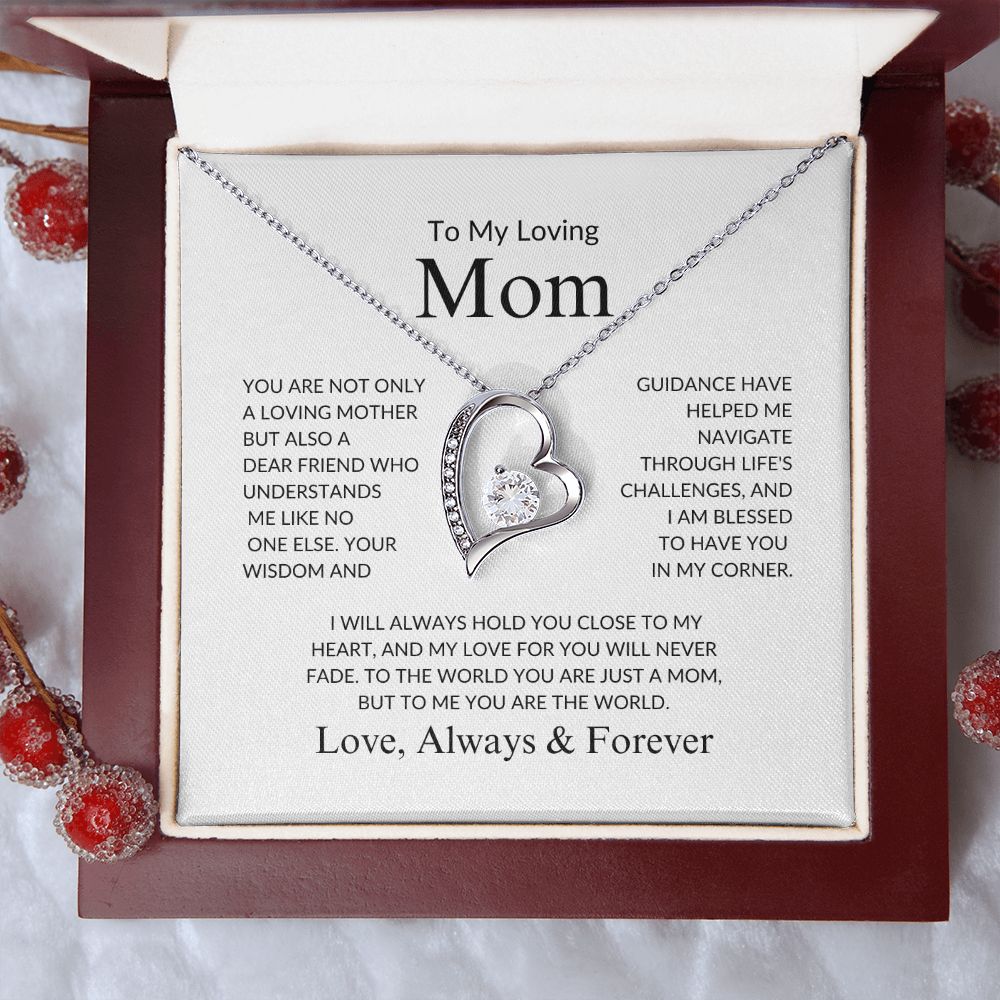 Mom - My World - Forever Love Necklace
