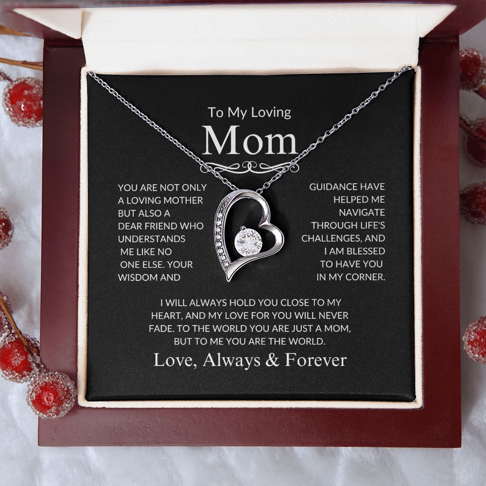Mom - My World - Forever Love Necklace EC3