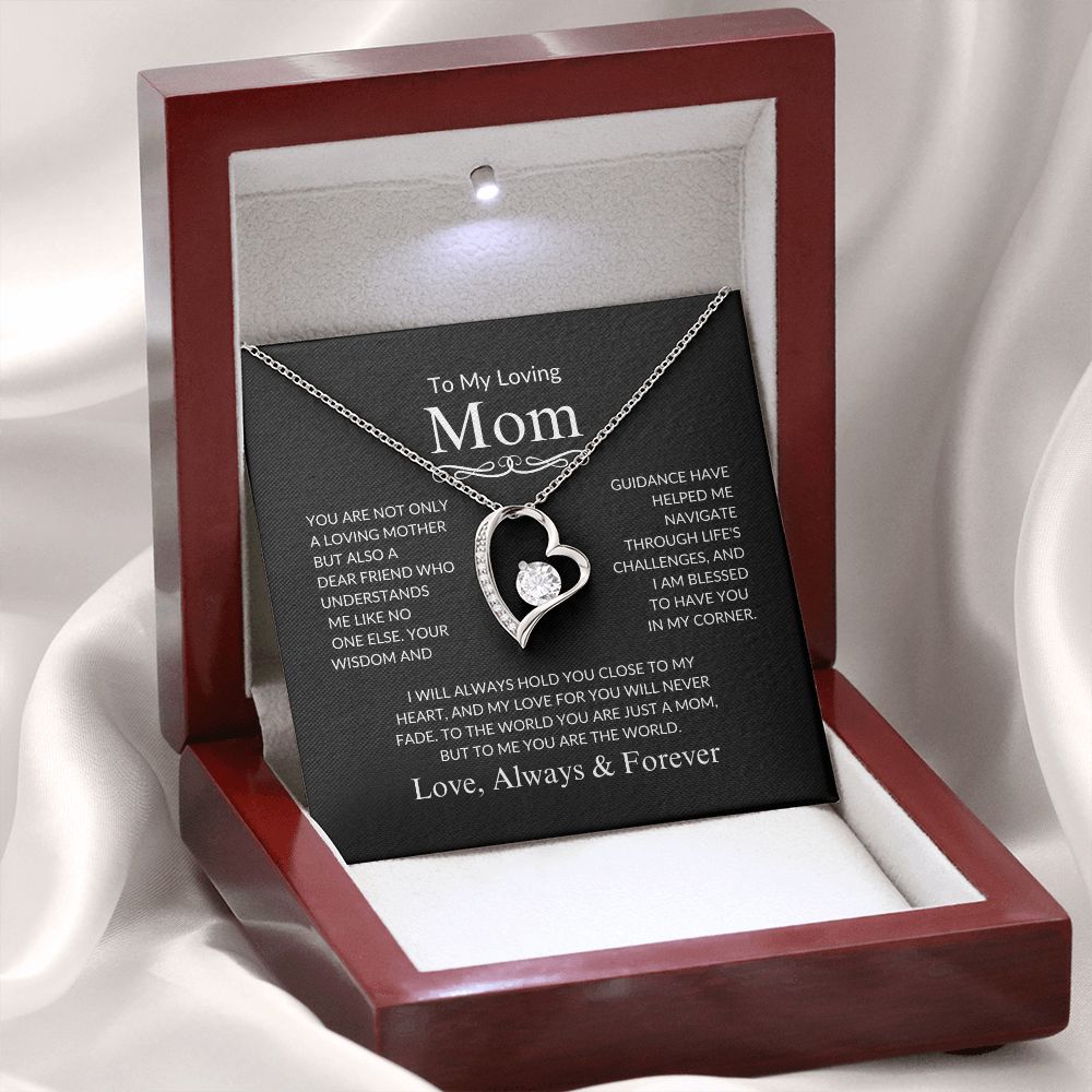 Mom - My World - Forever Love Necklace EC3