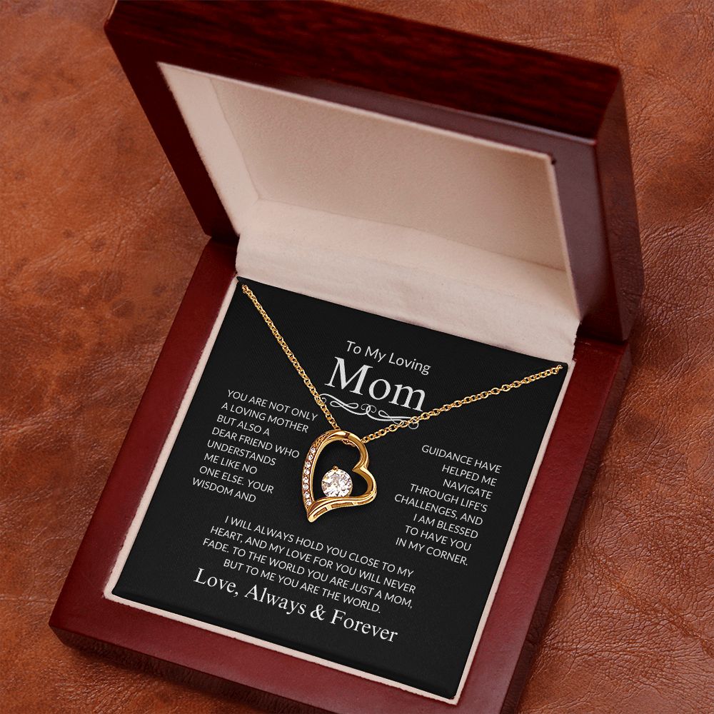 Mom - My World - Forever Love Necklace EC3