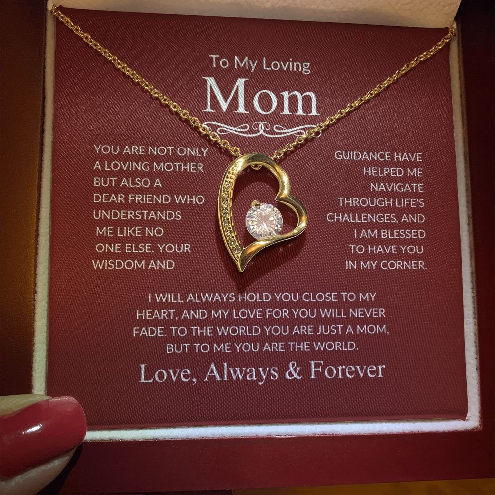 Mom - My World - Forever Love Necklace EC2