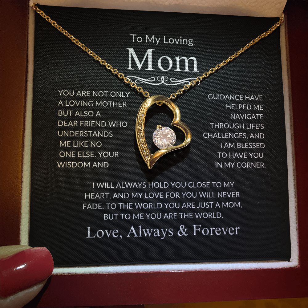 Mom - My World - Forever Love Necklace EC3