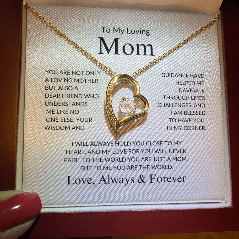 Mom - My World - Forever Love Necklace