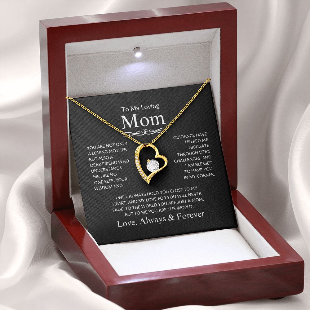 Mom - My World - Forever Love Necklace EC3