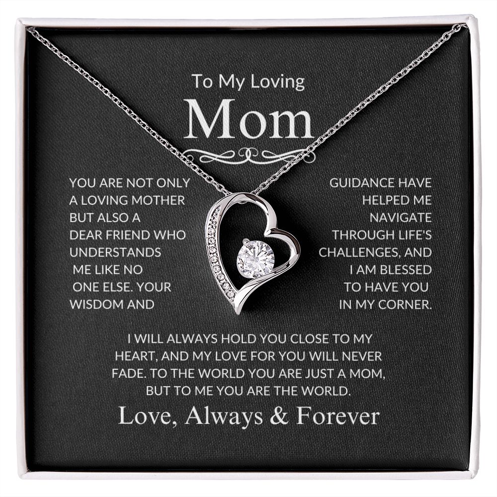 Mom - My World - Forever Love Necklace EC3