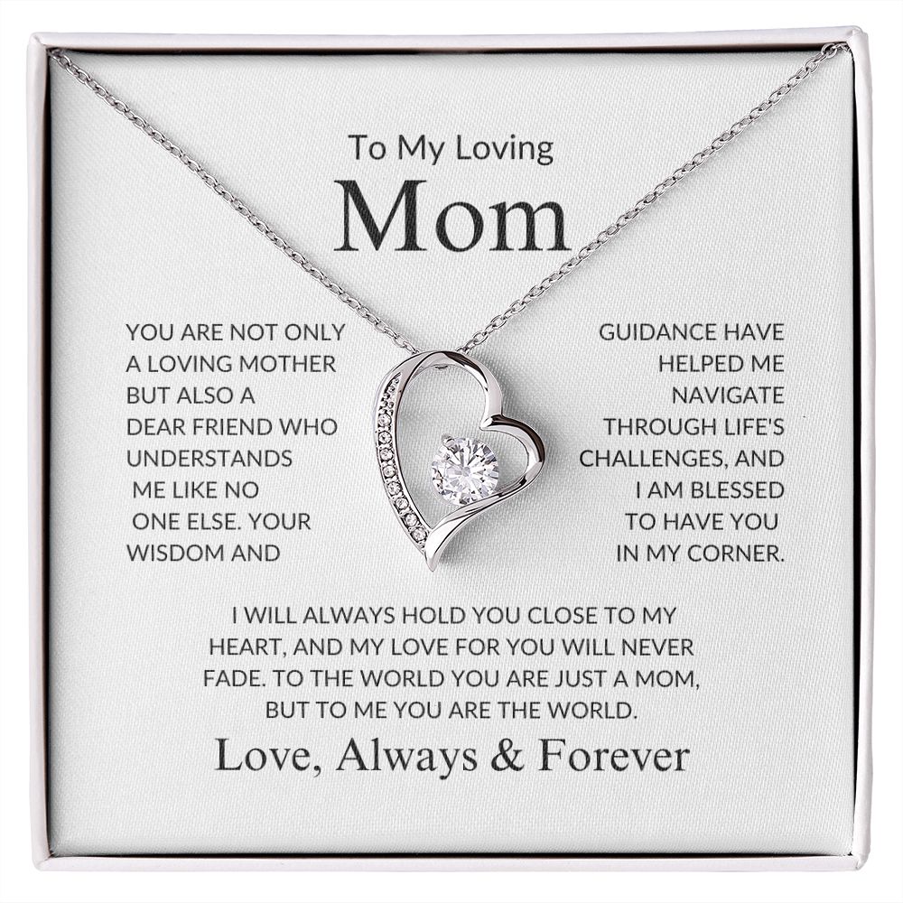 Mom - My World - Forever Love Necklace